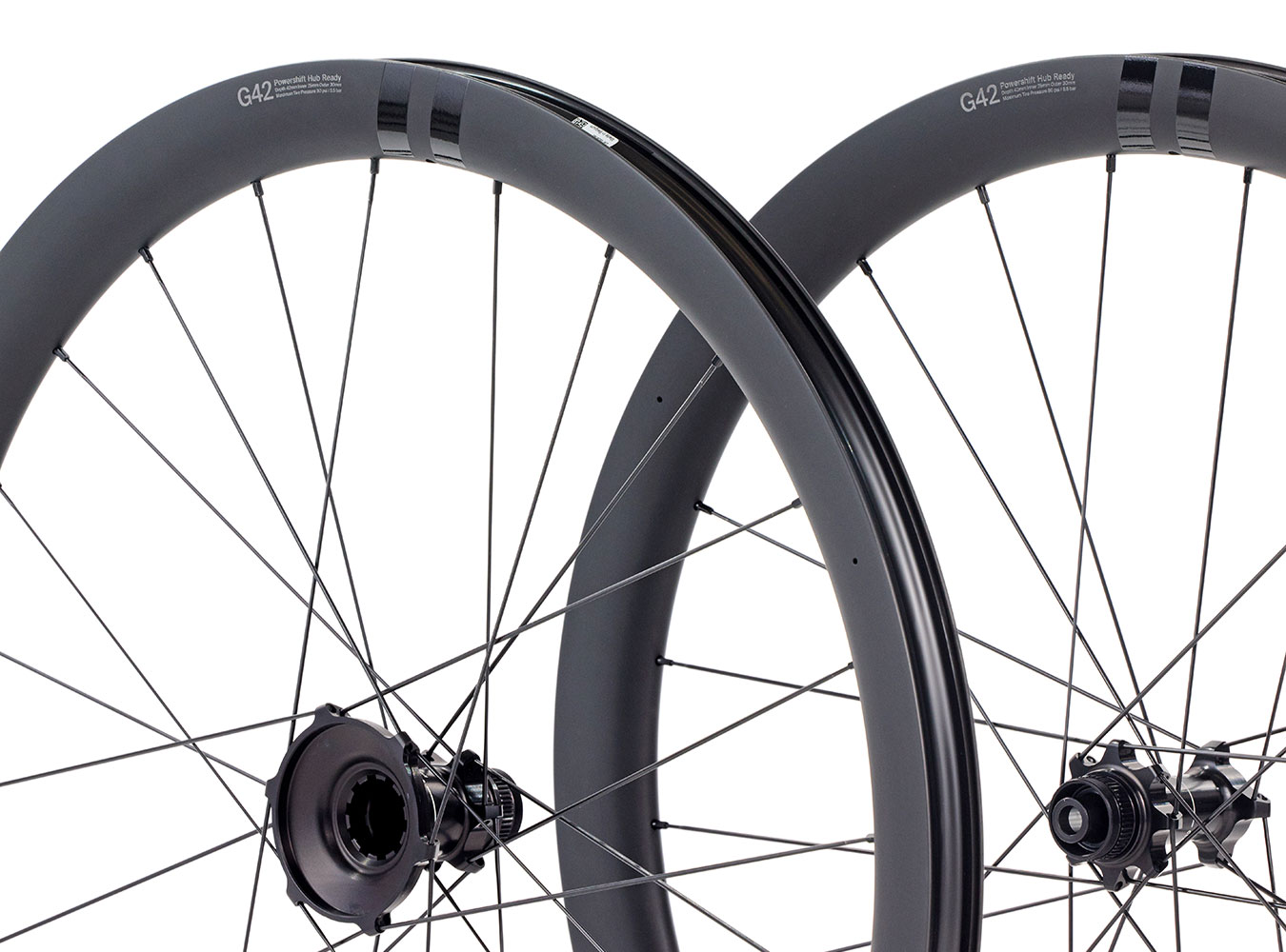 Classified Wheels, wider more aero road and gravel Powershift wheelsets, G42 detail
